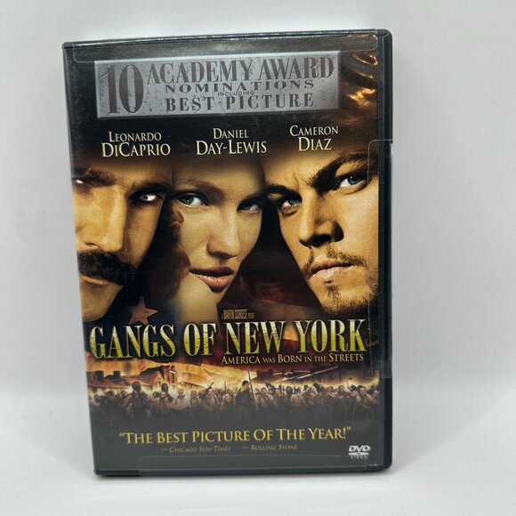 Gangs Of New York DVD R Starring Leonardo DiCaprio Cameron Diaz Martin Scorsese - Picture 2 of 5